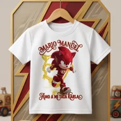 Pullover de niño temática Sonic