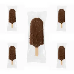 Paletas cubierta de chocolate