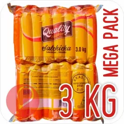 Paquete de salchichas de 3kg 