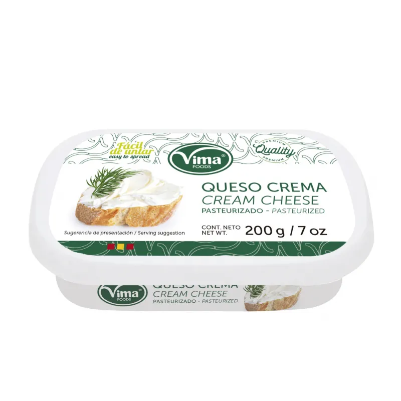 Queso crema Pasteurizado 