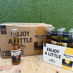 Caja de cerveza coronita 