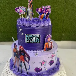 Cake de las Guerreras K-pop