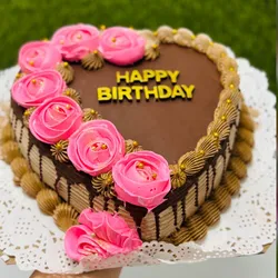 Cake en forma de corazon 