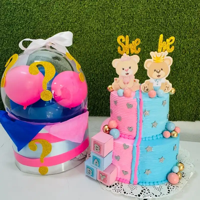 Combo sorpresa para revelación de sexo 