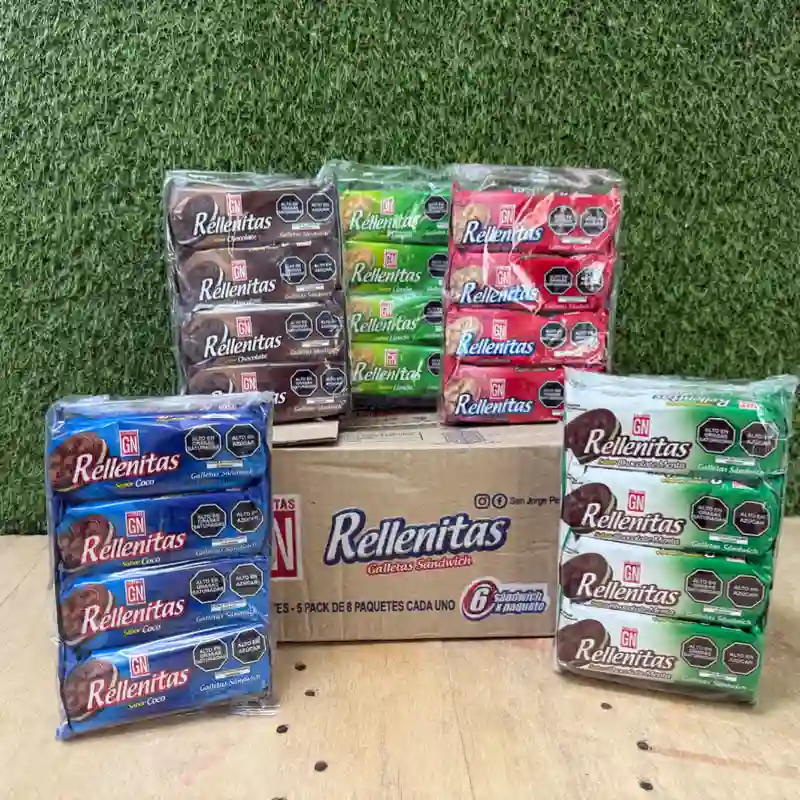 Galletas rellenitas variadas 