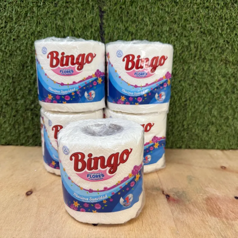 Papel sanitario bingo 