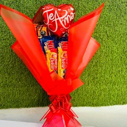 Ramo de confituras con globos