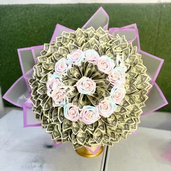 Ramo violeta con dinero