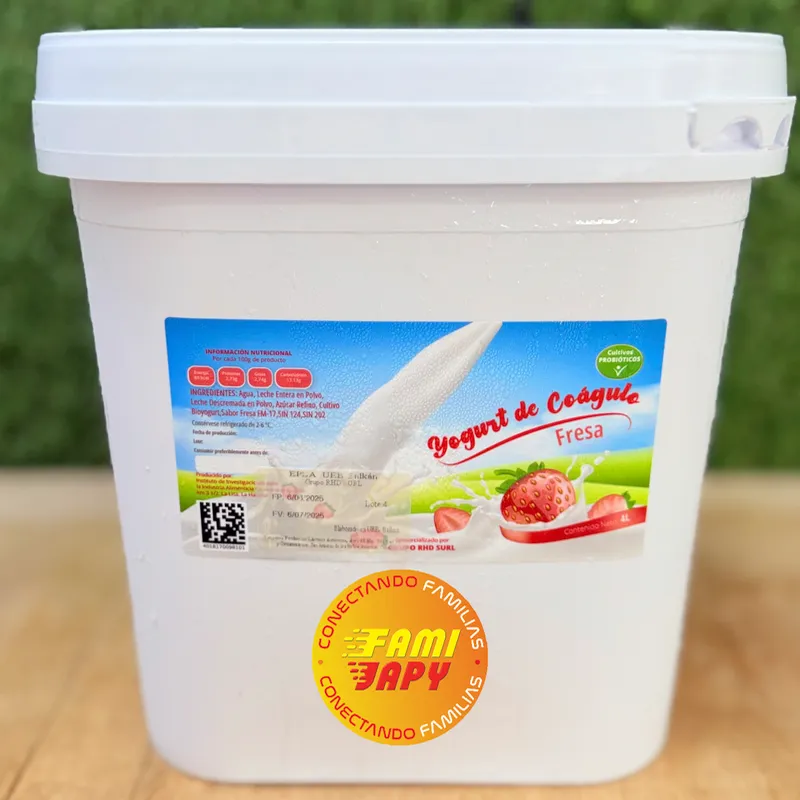 YOGURT PROBIÓTICO FRESA 