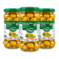 Aceitunas Verdes con Hueso - Vima Foods