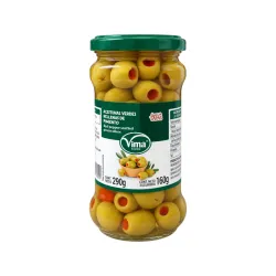 Aceitunas Verdes Rellenas de Pimiento - Vima Foods