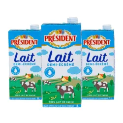 Leche Semidescremada Président