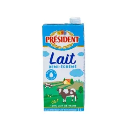 Leche Semidescremada Président
