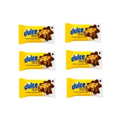 Pastel Mosaico Relleno con Salsa de Cacao