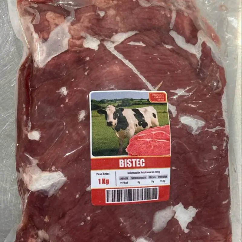 Bistec de res .