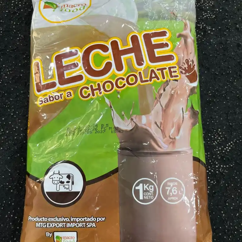 Leche con chocolate 