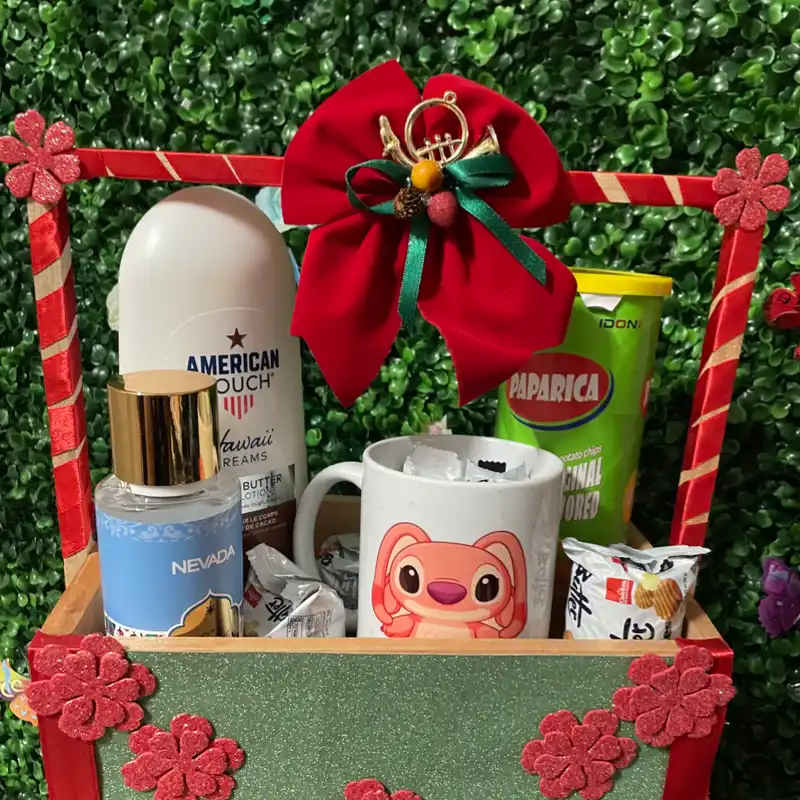 Cajita navideña con amor 