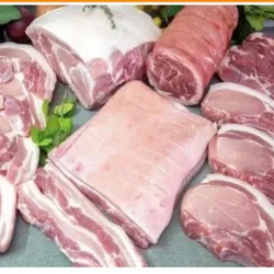 Carne de cerdo al corte 