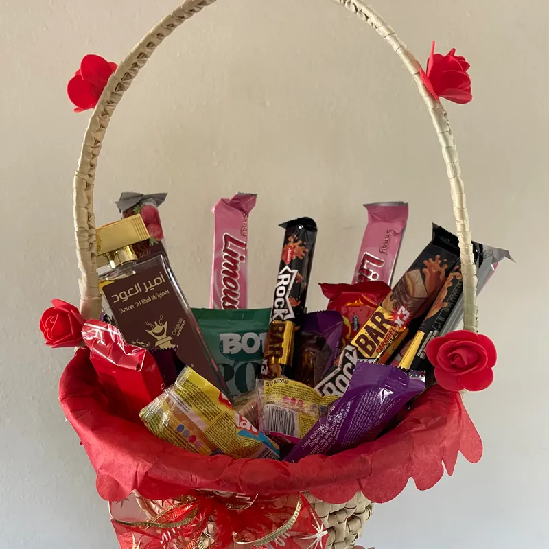 Cesta de confituras con perfume 