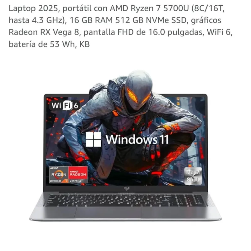 Laptop marca TX16PRO