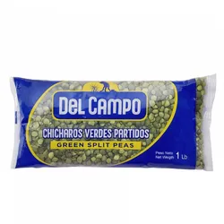 Paquete de chícharos verdes partidos