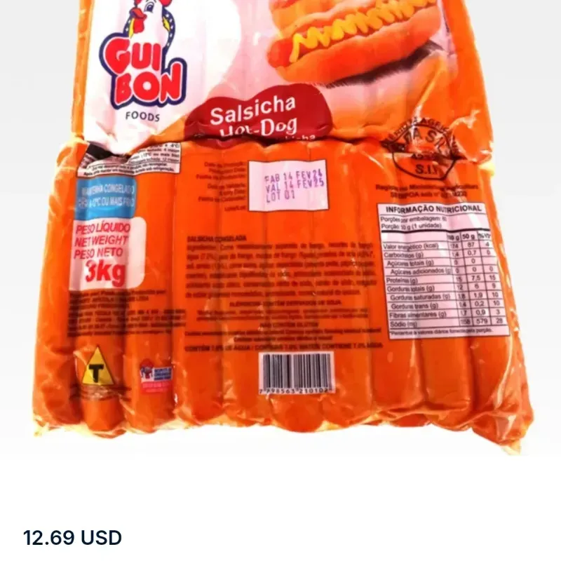 Salchichas 3 kg