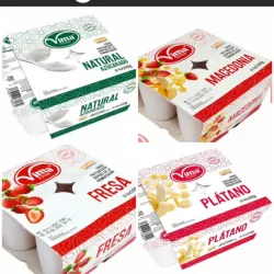8 Potes de yogurt 