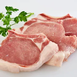 Chuletas de cerdo al corte 