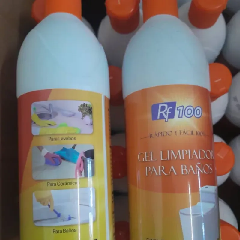 Gel limpiador de baño