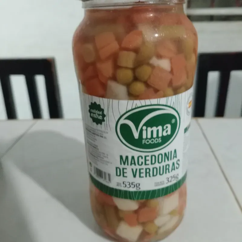 Macedonia de verduras en conserva 