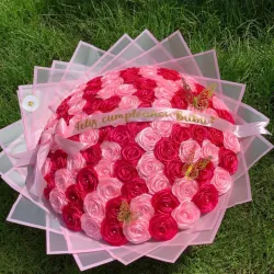 Ramo de 100 Rosas Eternas 