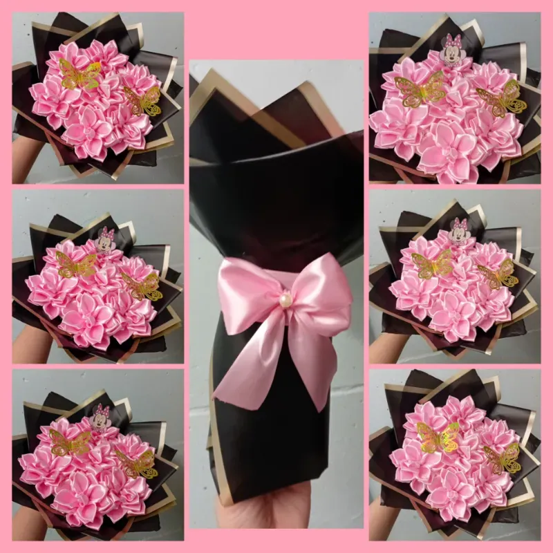 Ramo de 7 Dalias Eternas