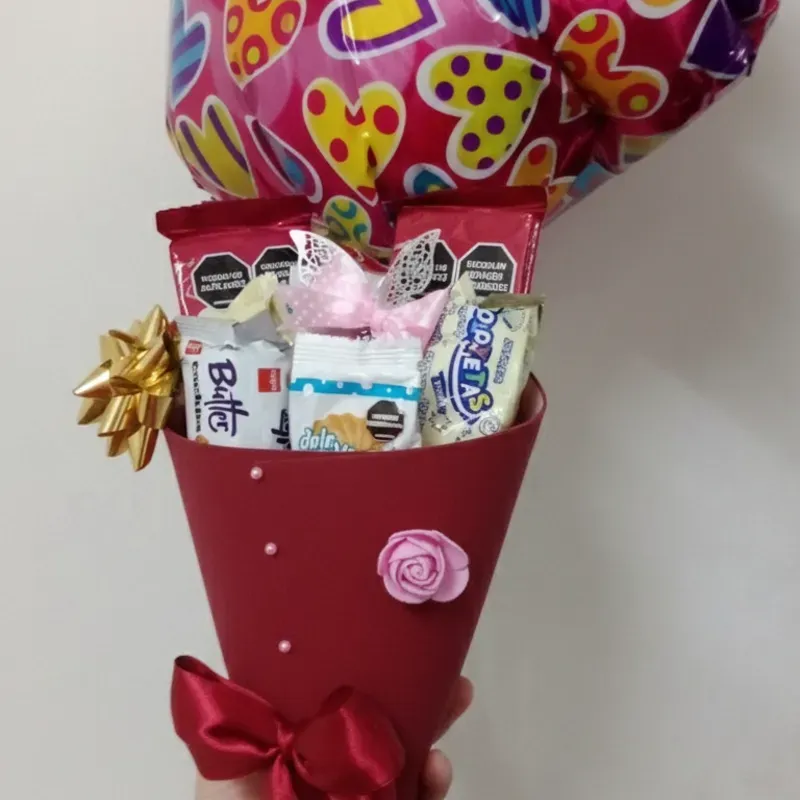 Ramo de Confitura con Globo