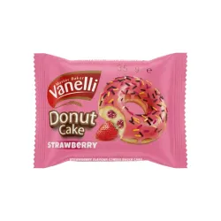 Donut Cake rellena de crema de fresa