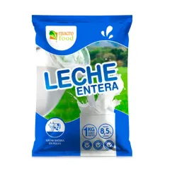 Leche entera en polvo Macro Food (1 kg / 2.2 lb)