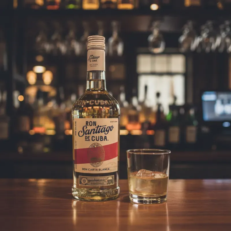 Ron carta blanca 40 % vol Santiago de Cuba (700 ml)