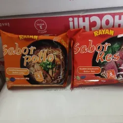 Sopa instantánea de pollo y Red 