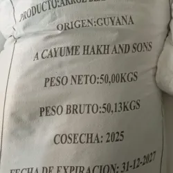 Arroz por saco de 50kg