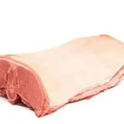 Lomo de cerdo con piel