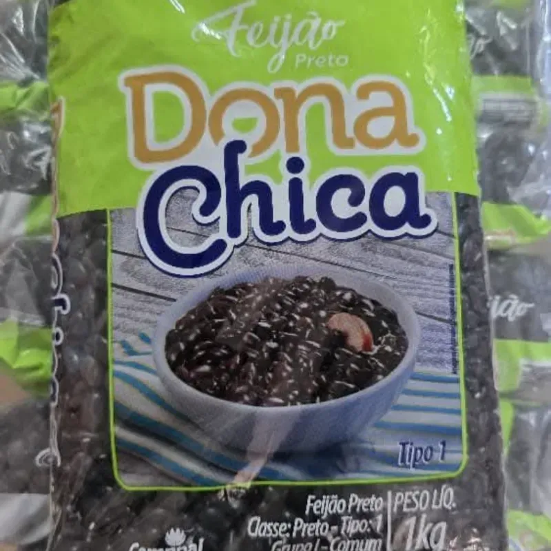 Frijol Negro Dona Chica 1kg