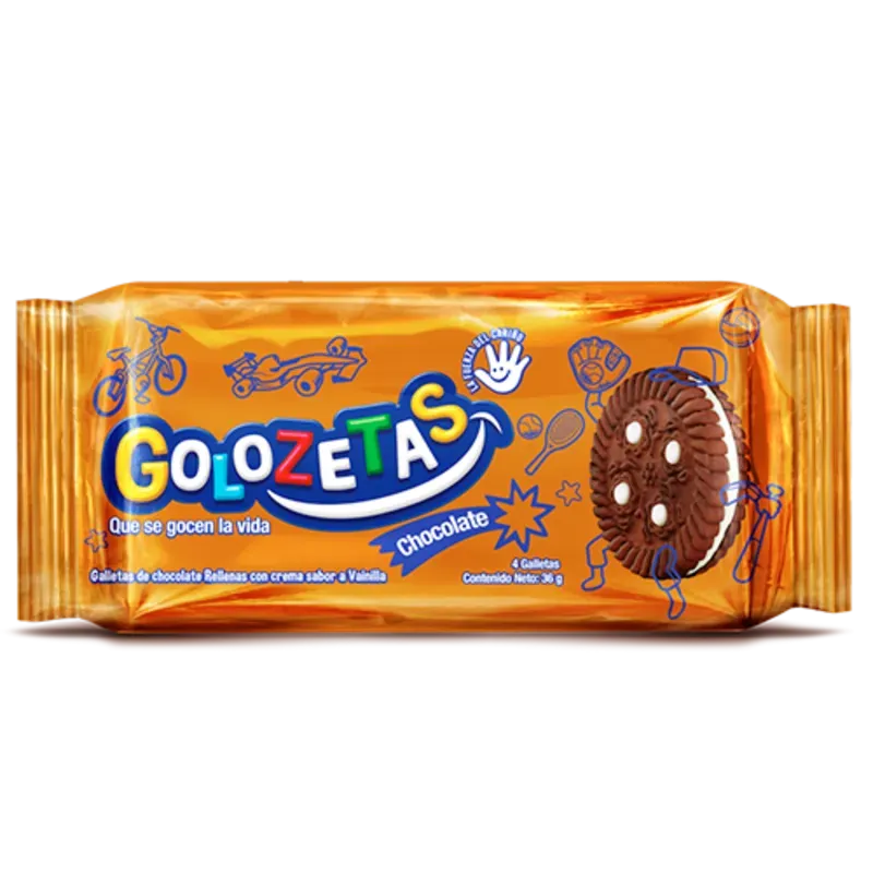 Galletas Golozetas Chocolate (4u)
