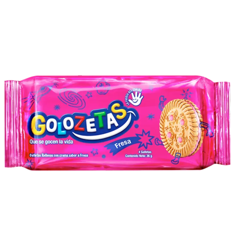 Galletas Golozetas Fresa🍓 (4u)