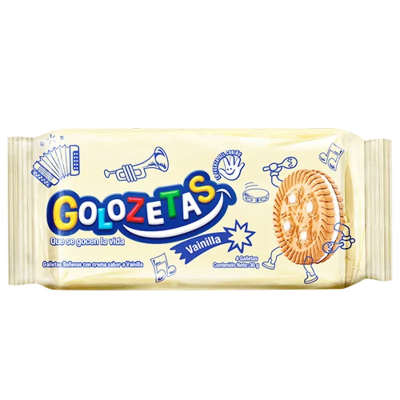 Galletas Golozetas Vainilla (4u)