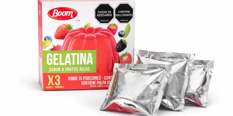 Gelatina de Frutos Rojos 120g