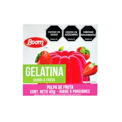 Gelatina Sabor a Fresa 🍓 40g