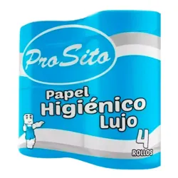Papel Higiénico Lujo Pack 4 rollos