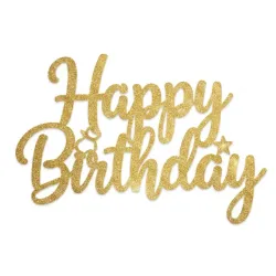 Topper de Acrílico Happy Birthday