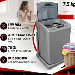 Lavadora Automática 7.5kg