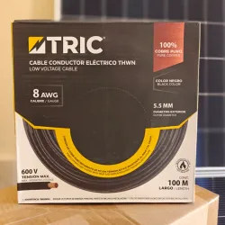 Cable Eléctrico de cobre #8 ⚡100% cobre puro x metro
