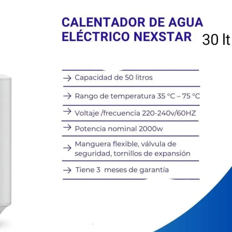 Calentador de agua Eléctrico nexstar